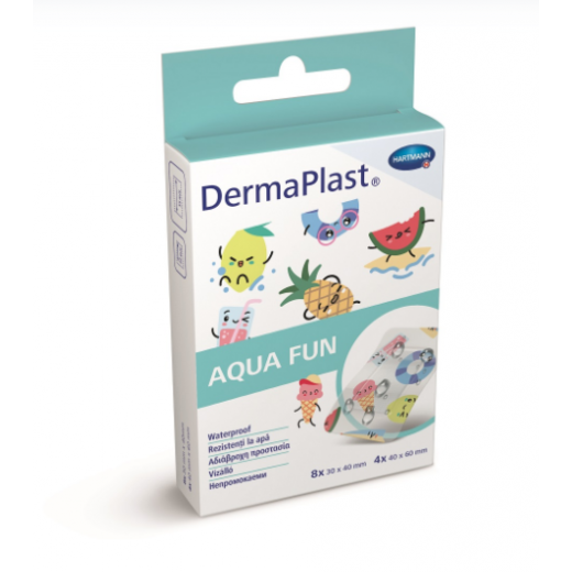 Dermaplast Aqua Fun Rezistent la Apa, 12 buc, Hartmann
