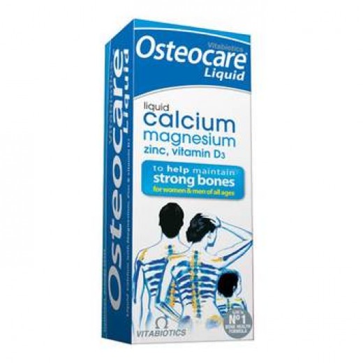 Solutie Osteocare Calciu Magneziu Zinc Vitamina D3, 200 ml, Vitabiotics