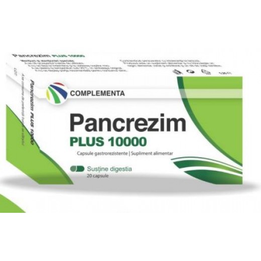 Pancrezim Plus, 20 Capsule, Slavia Pharm
