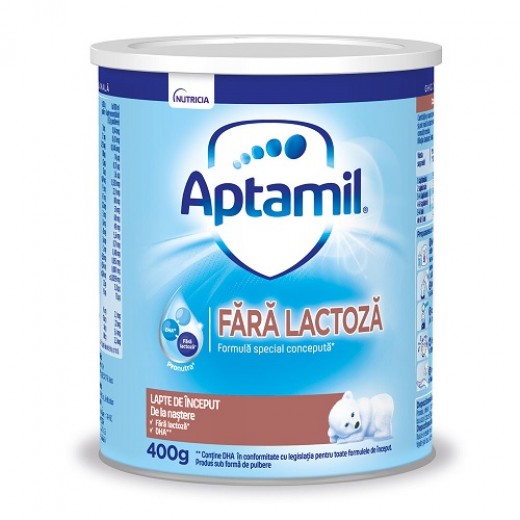 Aptamil Fara lactoza, 400g, de la nastere