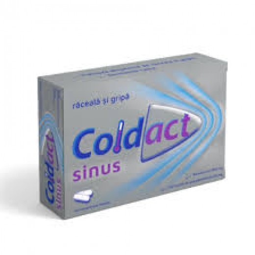 Coldact Sinus 500mg/30mg x 20 Comprimate
