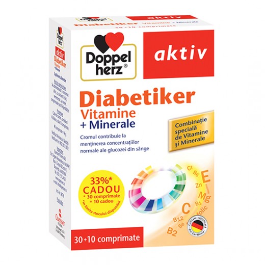 Doppel Aktiv Diabetiker vitamine +minerale (30+10)