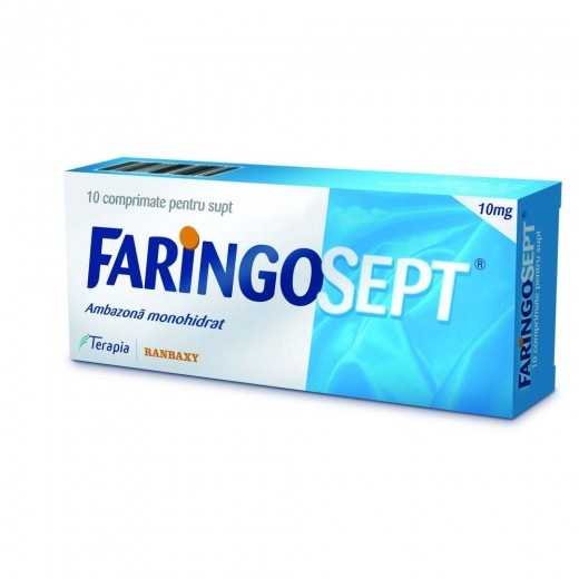 Faringosept Comprimate de Supt 10 mg , 10 Comprimate, Terapia
