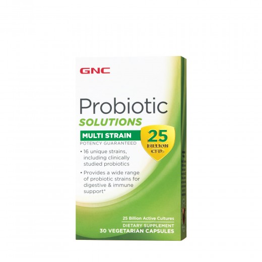 GNC Probiotic Solutions Multi Strain 25 Bil x30 Capsules