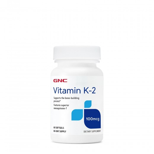 GNC Vitamin K-2 100 mcg x  60 Capsule