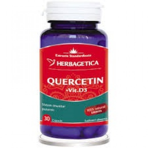 Quercetin+ Vitamina D3 x60 Capsule Herbagetica