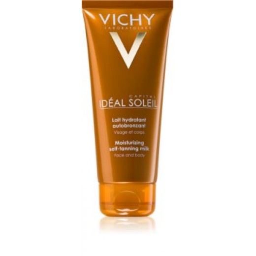 Vichy Ideal Soleil Lapte Hidratant Autobronzant pentru fata si corp 100ml