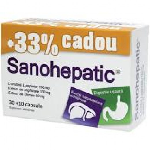 Zdrovit Sanohepatic- 33% Cadou