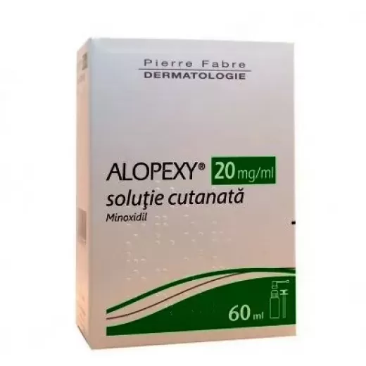 Alopexy 20mg/ml Solutie Cutanata, 60 ml, Pierre Fabre